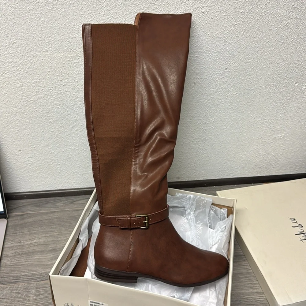 Style & Co. Womens Kimmball Solid Over-The-Knee Boots